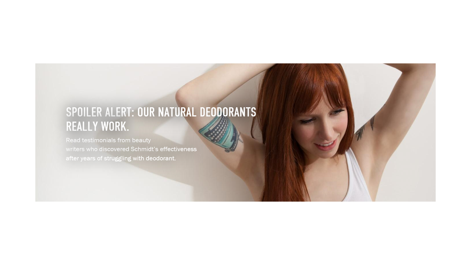 Om schmidts naturals og dine armhuler