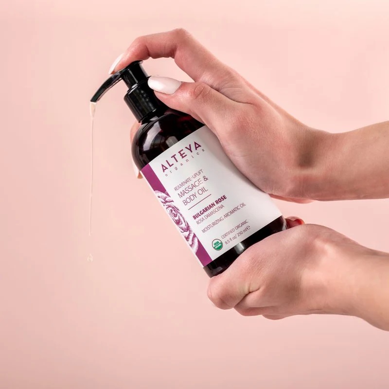 Alteya Organics - Rosa Damascena Massage & Body Oil - Rejuvenate + Uplift