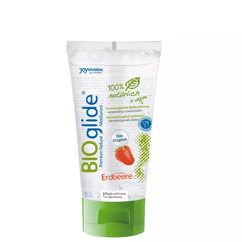 BIOglide® - 100% naturlig glidecreme - jordbæraroma