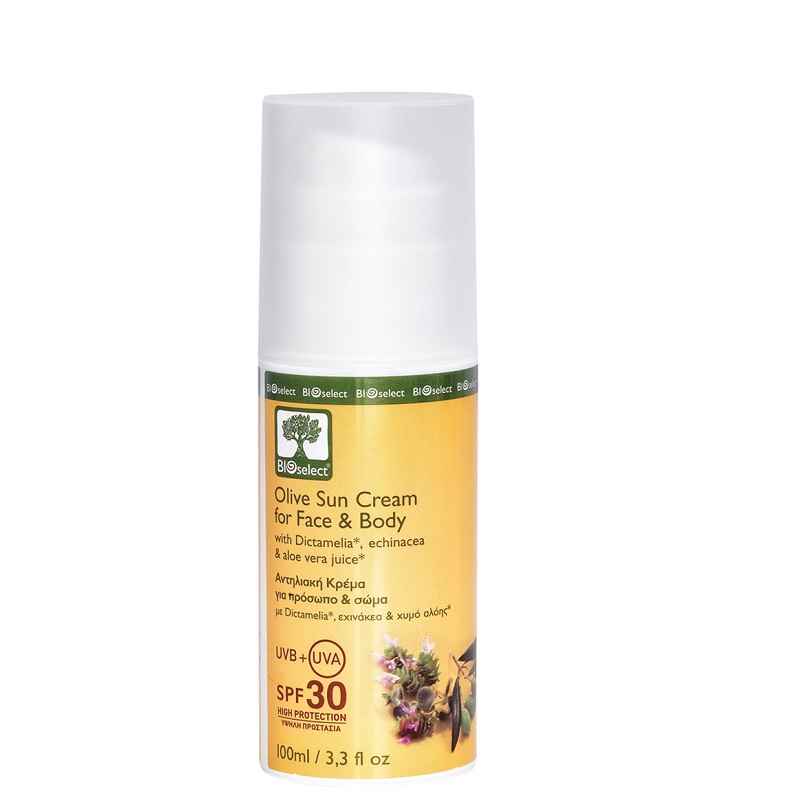 Restparti Bioselect  Olive Sun Cream For Face & Body Spf 30