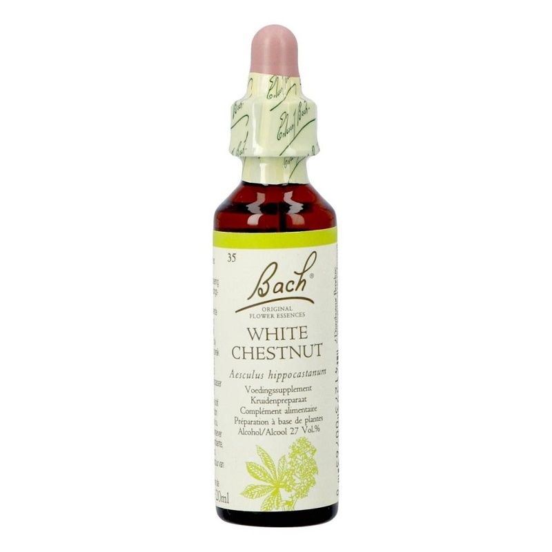 Bach® ORIGINAL FLOWER REMEDIES - Hästkastanj (White Chestnut) 27% alkohol - 20 ml