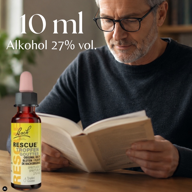 Bach® ORIGINAL FLOWER REMEDIES – Rescue Remedy alkohol 27% vol. – 10ml