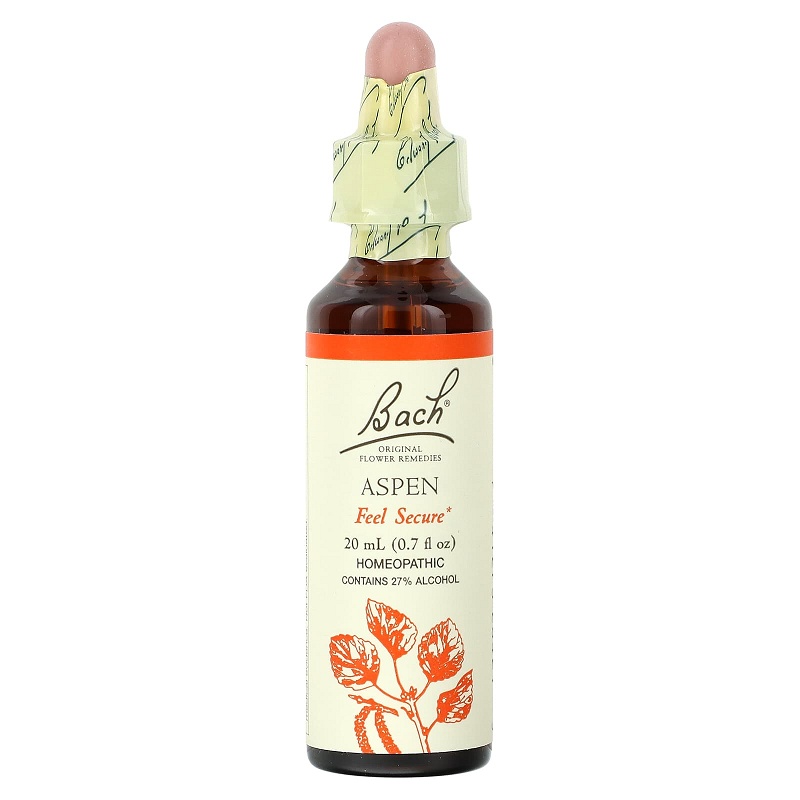 Bach® ORIGINAL FLOWER REMEDIES - Bævreasp (Aspen) 27% alkohol - 20ml