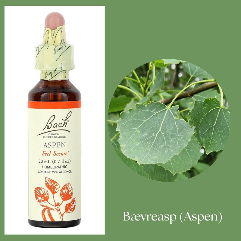 Bach® ORIGINAL FLOWER REMEDIES - Bäverasp (Aspen) 27% alkohol - 20 ml