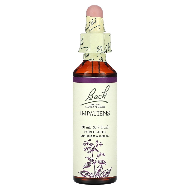 Bach® ORIGINAL FLOWER REMEDIES - Balsamin (Impatiens) 27% alkohol - 20ml