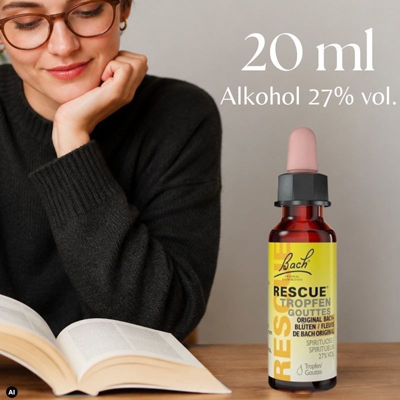 Bach® ORIGINAL FLOWER REMEDIES – Rescue Remedy alkohol 27% vol – 20ml