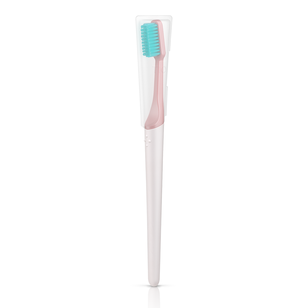 TIO - tandbørste i lyserød / soft