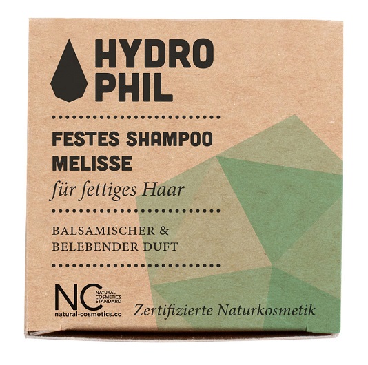 Se HYDROPHIL Økologisk Shampoobar til fedtet hår - Melisse hos Organic Beauty Supply