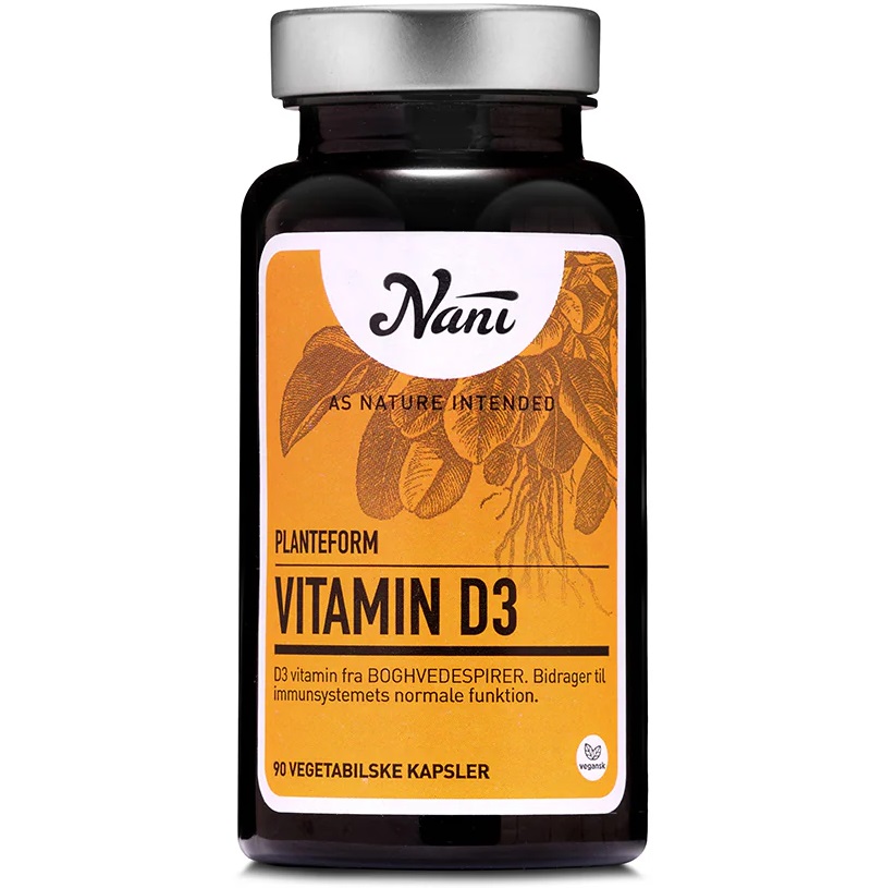 Nani - Vitamin D3 - 90 vegetabilske kapsler
