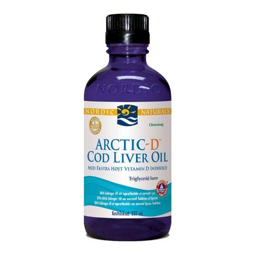 Nordic Naturals - (Danish Label) Arctic-D Cod Liver Oil, Lemon - 237 ml.