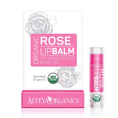 Se Alteya Organics - Rose Lip Balm hos Organic Beauty Supply