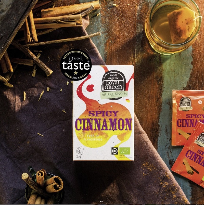 Se Royal Green - Spicy Cinnamon Tea hos Organic Beauty Supply