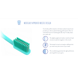 TIO - toothbrush in grey - medium