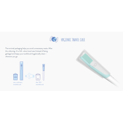 TIO - toothbrush in grey - medium