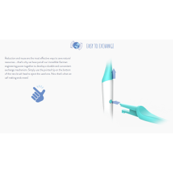 TIO - Udskiftelige tandbrstehoveder i gr - soft