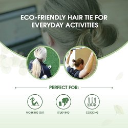 terra ties - Eco-friendly Hair Elastic in Black
