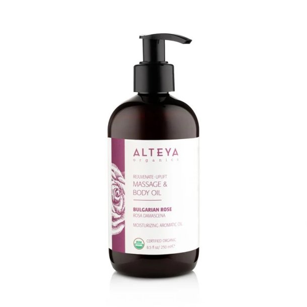 Alteya Organics - Rosa Damascena Massage &amp; Body Oil - Rejuvenate + Uplift