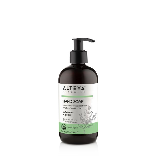 Alteya Organics - kologisk Flydende Hndsbe - Eucalyptus &amp; Tea Tree 250ml