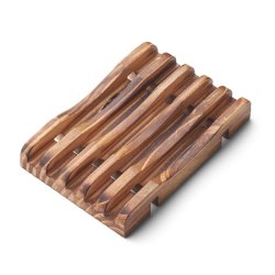 b a m b u s - Patinated Lamel soap dish