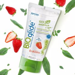 BIOglide� - 100 % naturligt glidmedel - jordgubbsarom 