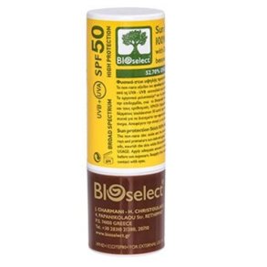 DATOVARER BEDST F�R 04/2025 - BIOselect� - SPF 50 solbeskyttelses Stick