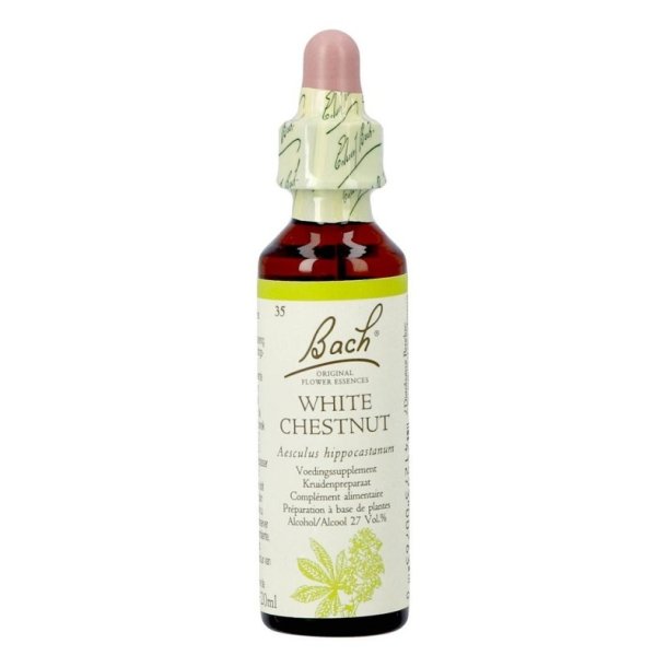 Bach� ORIGINAL FLOWER REMEDIES - White Chestnut 27% alcohol - 20ml