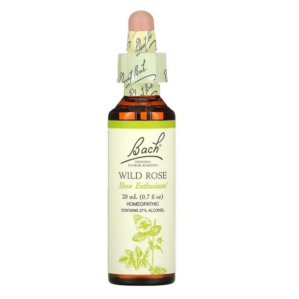 Bach� ORIGINAL FLOWER REMEDIES - Wild Rose 27% alcohol - 20ml