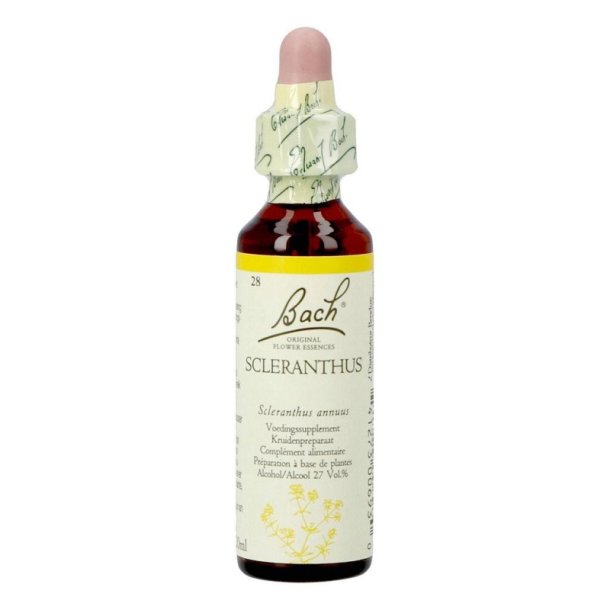 Bach� ORIGINAL FLOWER REMEDIES - Knavel (Schleranthus) 27% alkohol - 20ml