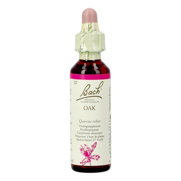 Bach� ORIGINAL FLOWER REMEDIES - Ek (OAK) 27% alkohol - 20 ml
