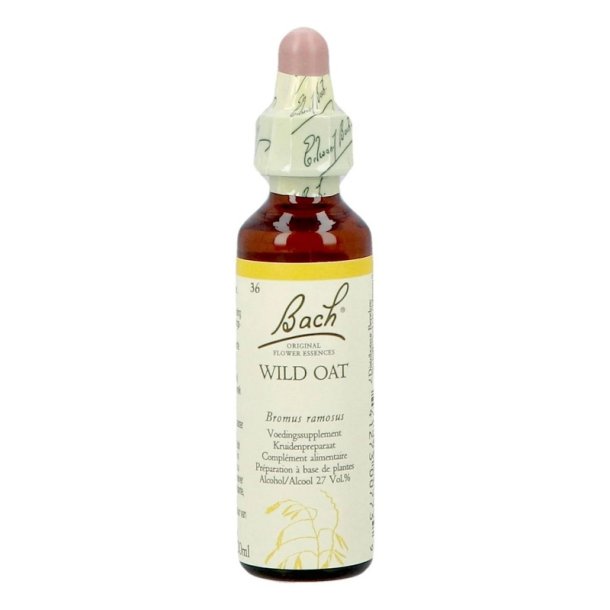 Bach� ORIGINAL FLOWER REMEDIES - Skogsh�ger - (Wild Oat) 27% alkohol - 20 ml