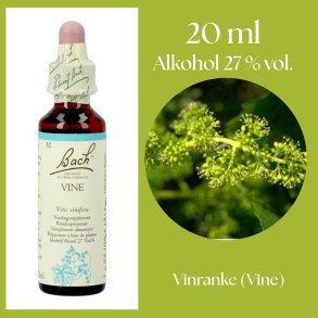 Bach� ORIGINAL FLOWER REMEDIES - Vin (Vine) alkohol 27% vol. - 20ml