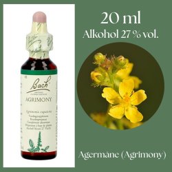 Bach� ORIGINAL FLOWER REMEDIES - Agrimony alkohol 27% vol. - 20ml