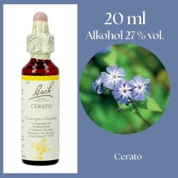 Bach� ORIGINAL FLOWER REMEDIES - Cerato alkohol 27% vol. - 20ml