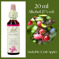 Bach� ORIGINAL FLOWER REMEDIES - S�tt �pple (Crab Apple) alkohol 27% vol. - 20ml