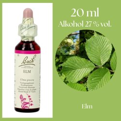 Bach� ORIGINAL FLOWER REMEDIES - Alm (ELM) alkohol 27% vol. - 20ml