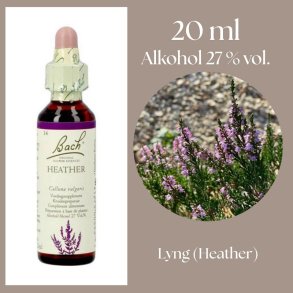 Bach� ORIGINAL FLOWER REMEDIES - Ljung (Heather) alkohol 27% vol. - 20ml