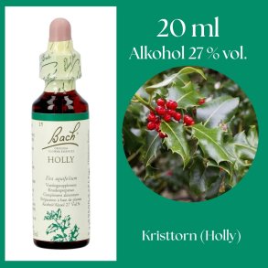 Bach� ORIGINAL FLOWER REMEDIES - J�rnek (Holly) alkohol 27% vol. - 20ml