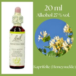 Bach� ORIGINAL FLOWER REMEDIES - Kaprifol (Honeysuckle) alkohol 27% vol. - 20ml