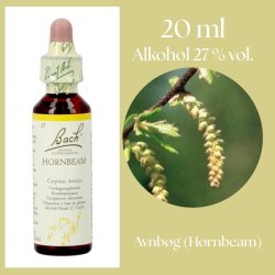 Bach� ORIGINAL FLOWER REMEDIES - Avenbok (Hornbeam) alkohol 27% vol. - 20ml