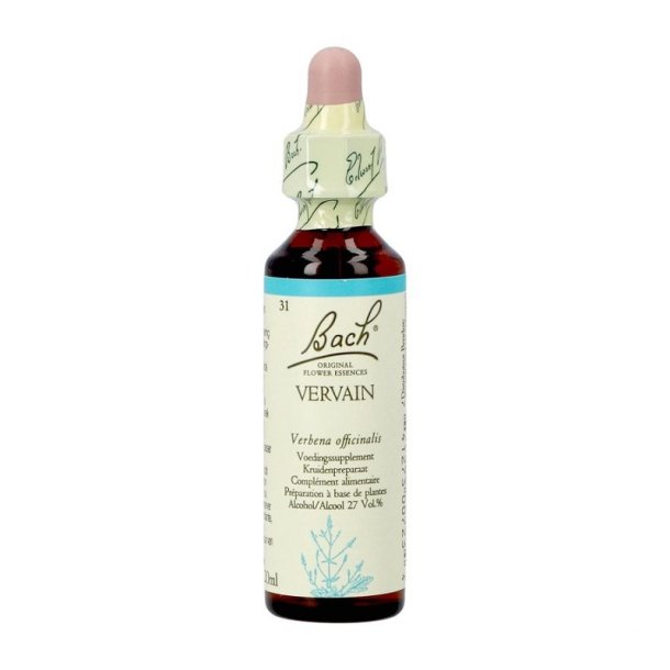 Bach� ORIGINAL FLOWER REMEDIES - Jernurt (Vervain) 27% alkohol - 20ml