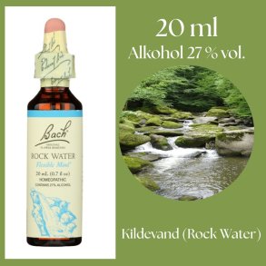 Bach� ORIGINAL FLOWER REMEDIES - K�llvatten (Rock Water) alkohol 27% vol. - 20ml