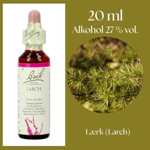 Bach� ORIGINAL FLOWER REMEDIES - L�rktr�d (Larch) alkohol 27% vol. - 20ml