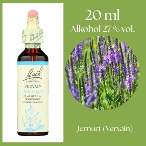 Bach� ORIGINAL FLOWER REMEDIES - Verbena (Vervain) 27% alkohol 27% vol. - 20ml