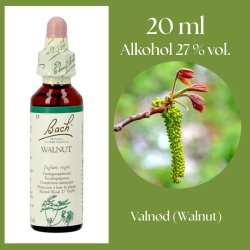 Bach� ORIGINAL FLOWER REMEDIES - Valn�t (Walnut) alkohol 27% vol. - 20ml