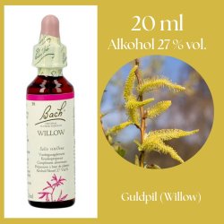Bach� ORIGINAL FLOWER REMEDIES - Guldpil (Willow) alkohol 27% vol. - 20ml