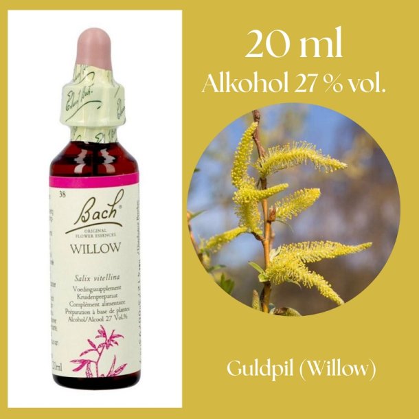 Bach� ORIGINAL FLOWER REMEDIES - Guldpil (Willow) alkohol 27% vol. - 20ml
