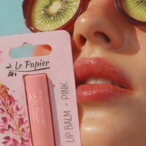 Le Papier - Collagen Boost - Glossy Lip Balm - Pink