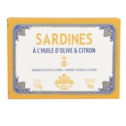 Sardiner i olivenolie - citron