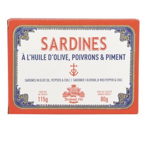 Sardiner i olivenolie - Peber & chili