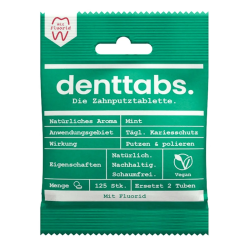 DENTtabs - Toothpaste tablets with fluoride